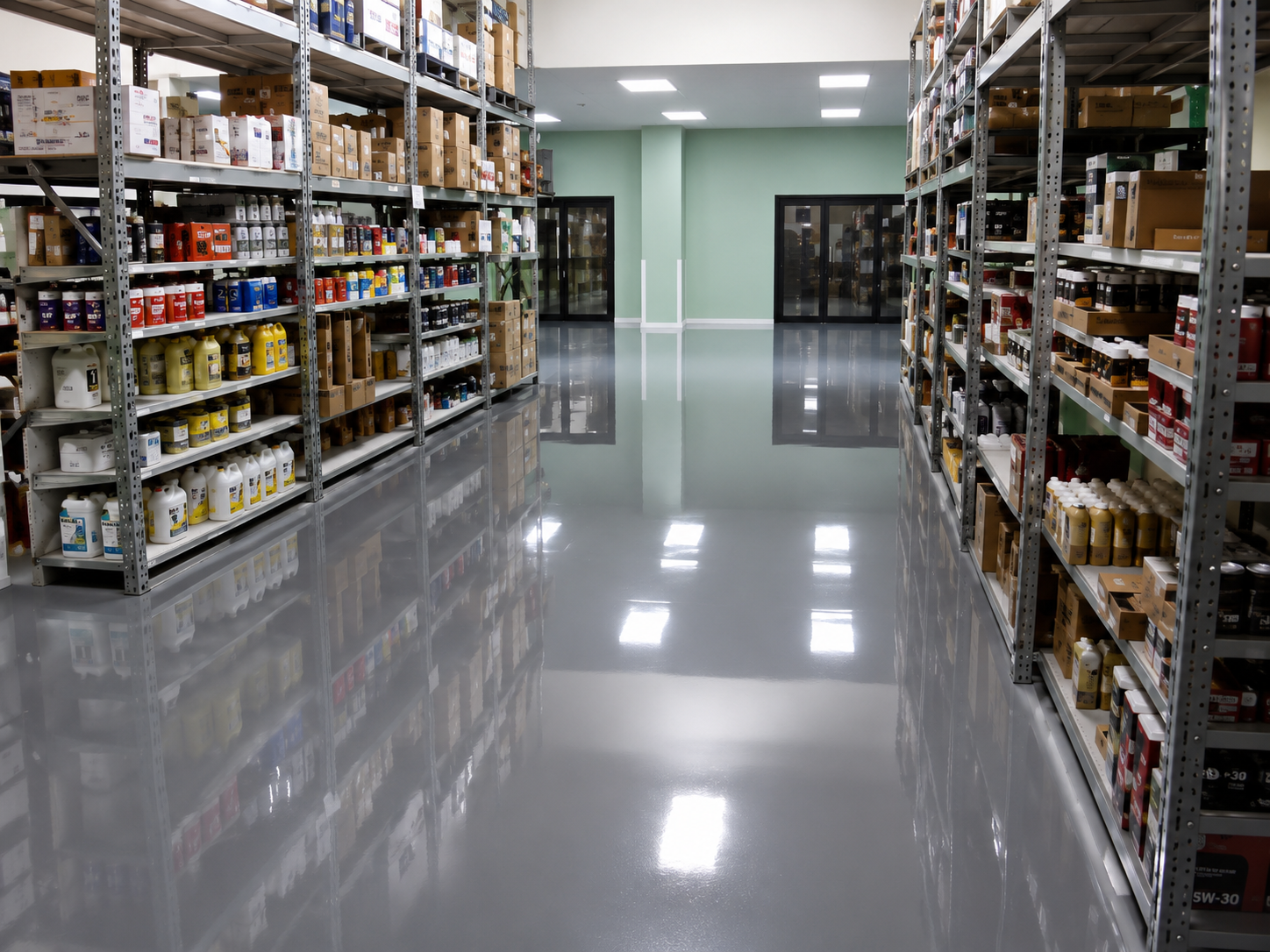 Commercial epoxy floor coating, Austin TX