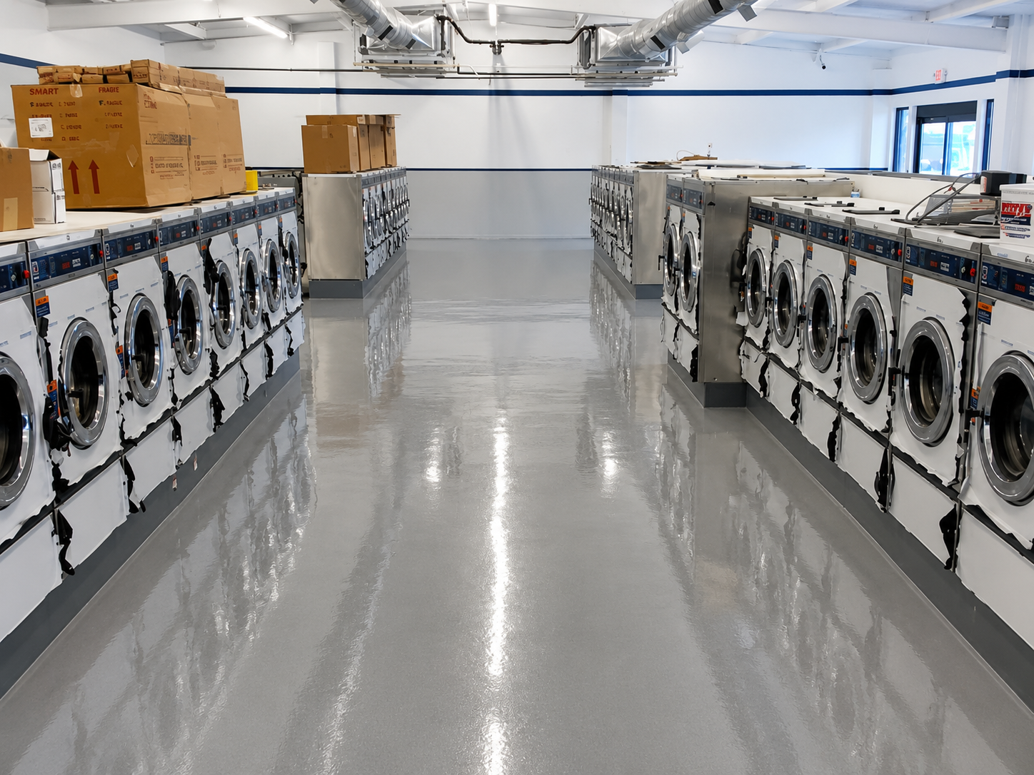 Commercial epoxy floor coating, Austin TX