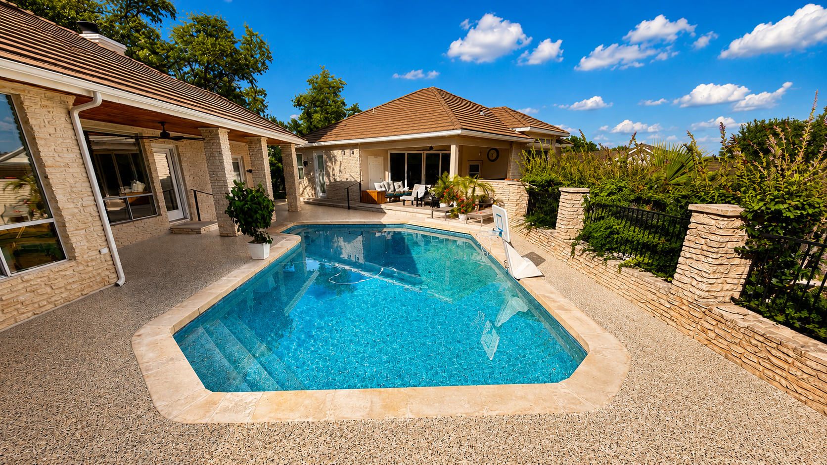 Pool deck epoxy coating Austin TX