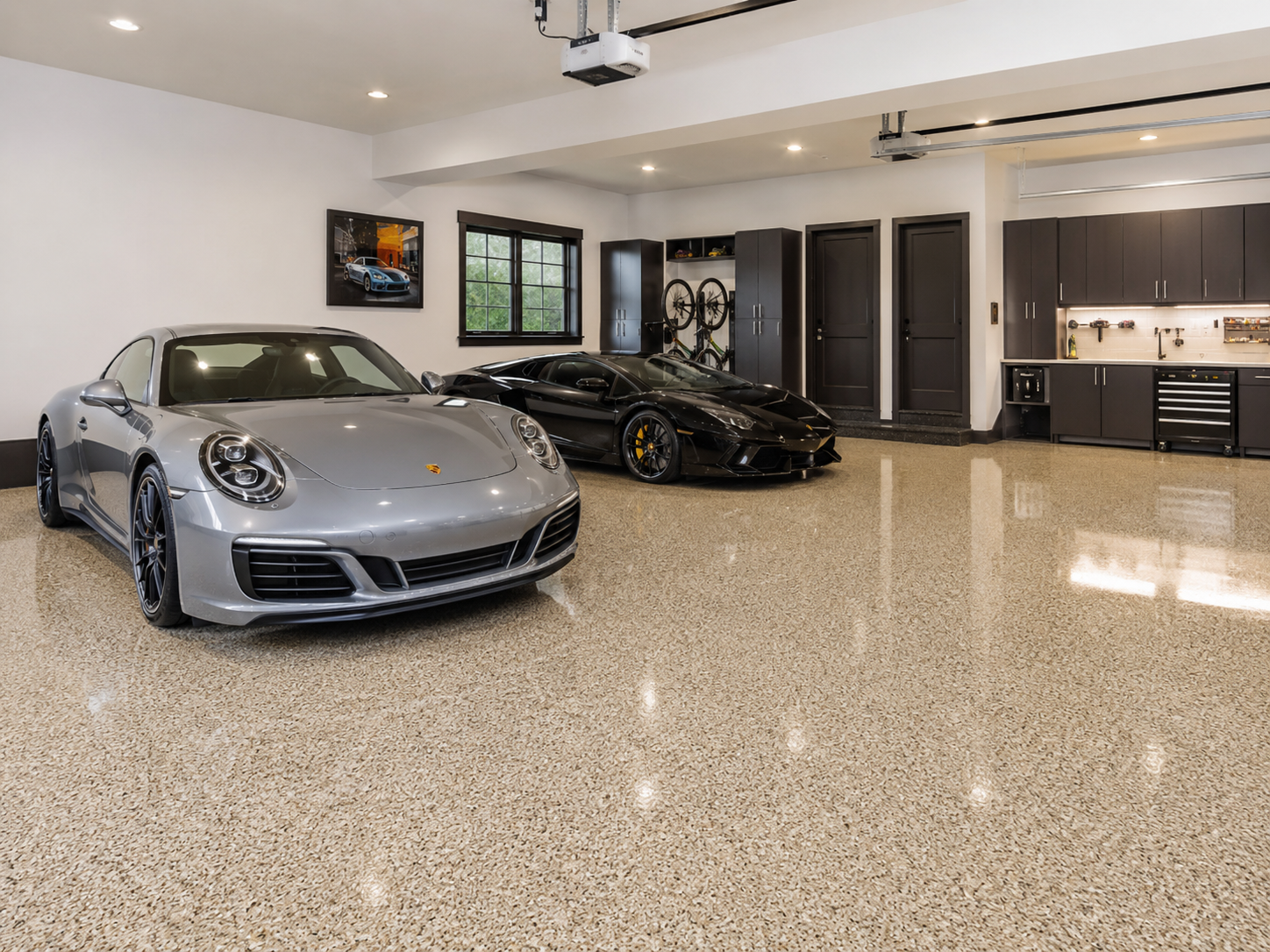 Residential garage epoxy flooring Austin TX
